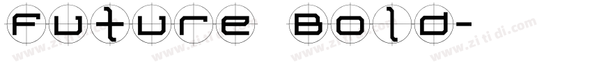Future Bold字体转换